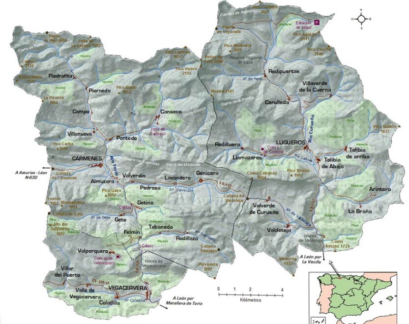 Localización RB Los Argüellos Localización RB Los Argüellos