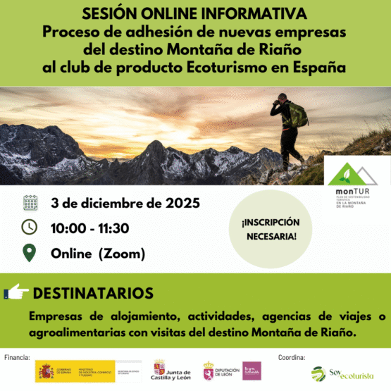Cartel jornada informativa Montaña de Riaño 2025